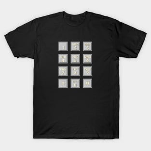 dial pad old retro phone T-Shirt